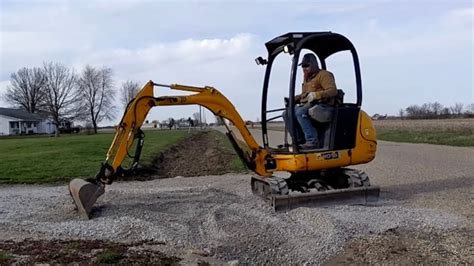 mini excavator driveway|steps for mini excavators.